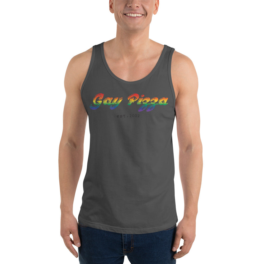 Gay Pizza Unisex Tank Top