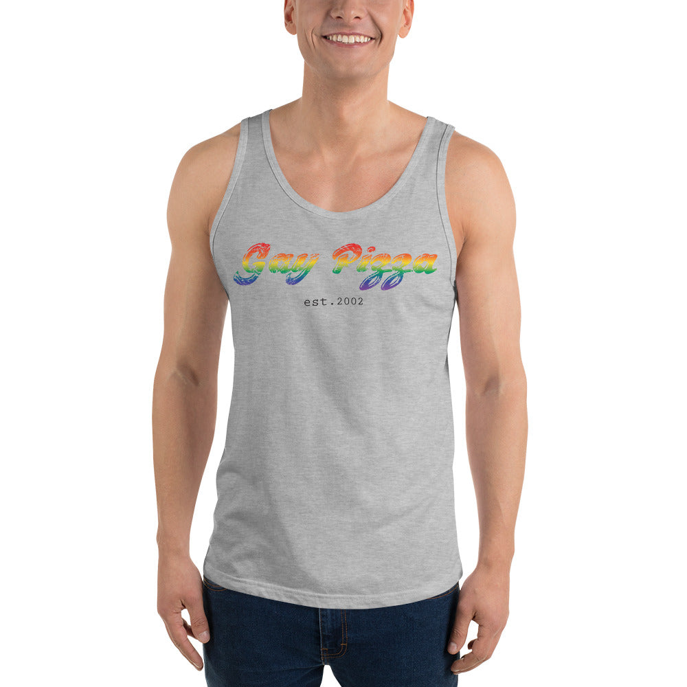 Gay Pizza Unisex Tank Top