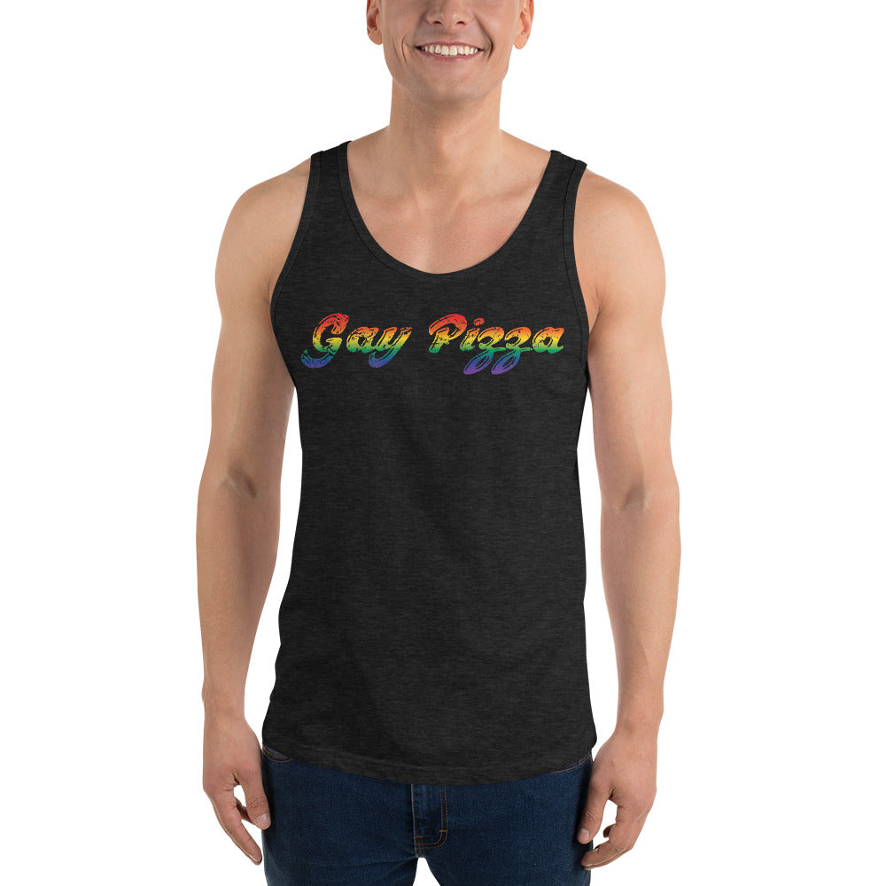 Gay Pizza Unisex Tank Top