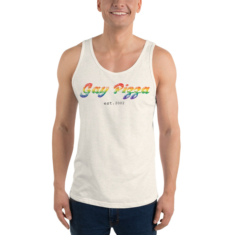 Gay Pizza Unisex Tank Top