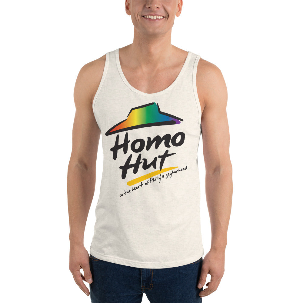 Homo Hut Unisex Tank Top