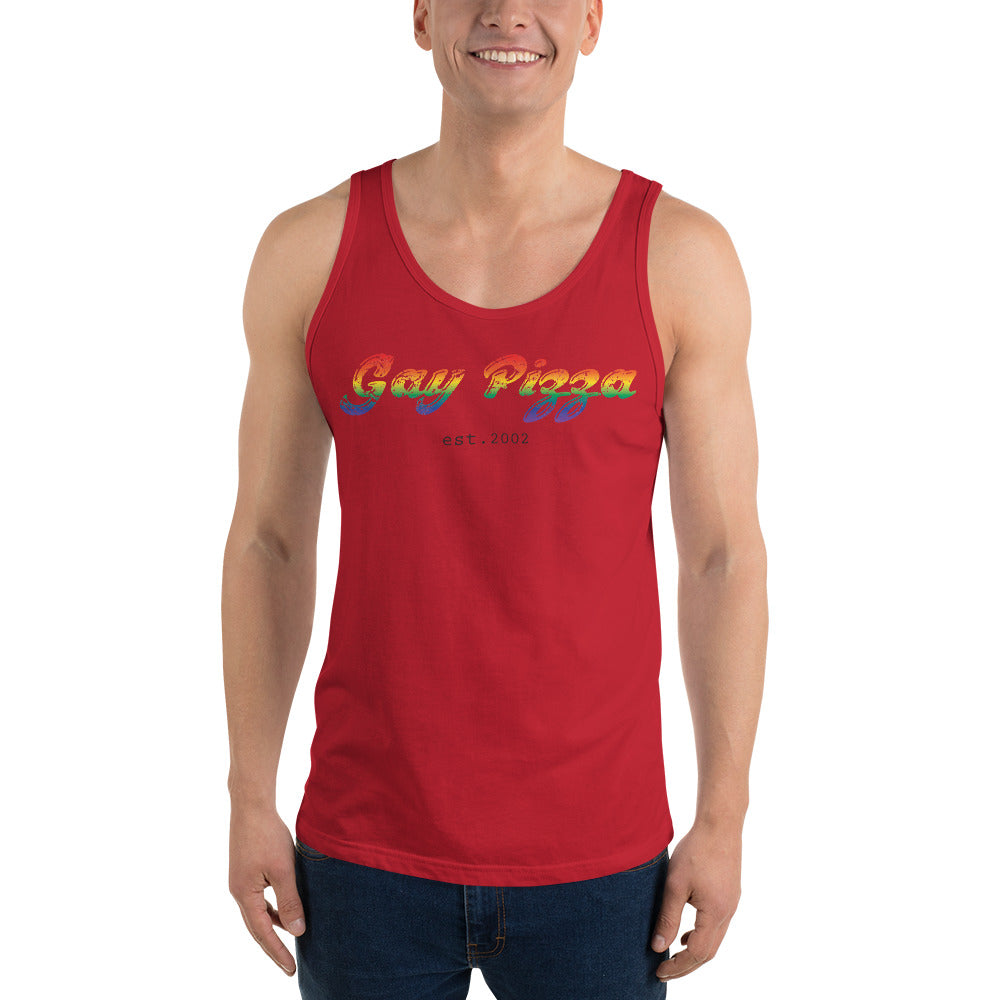 Gay Pizza Unisex Tank Top