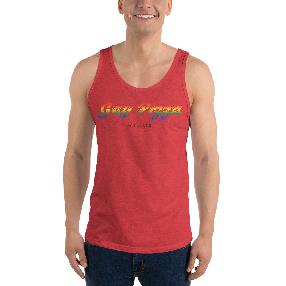 Gay Pizza Unisex Tank Top
