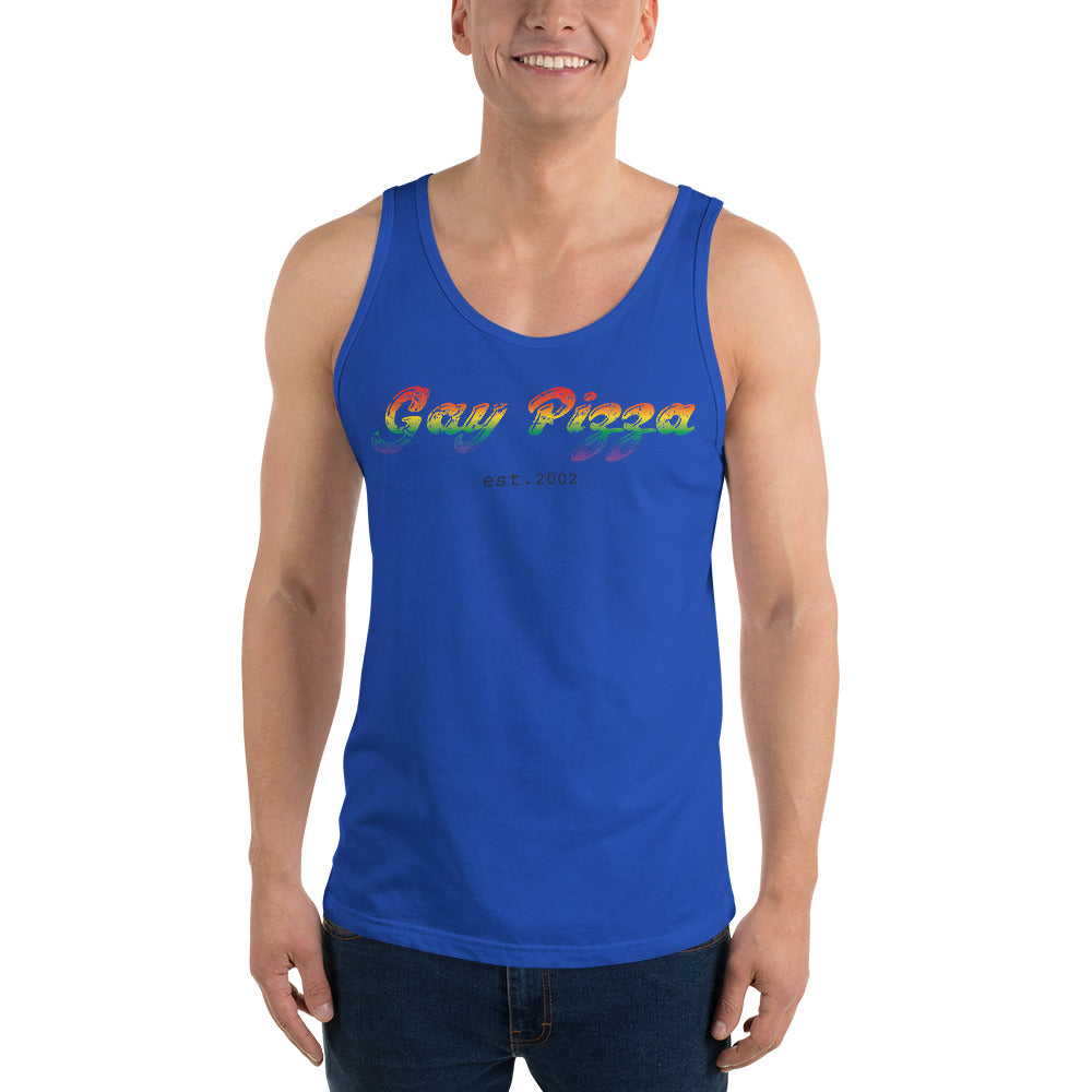 Gay Pizza Unisex Tank Top