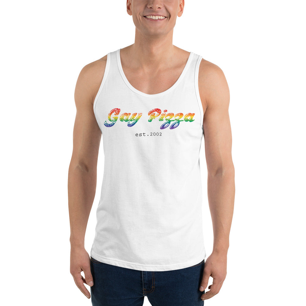 Gay Pizza Unisex Tank Top