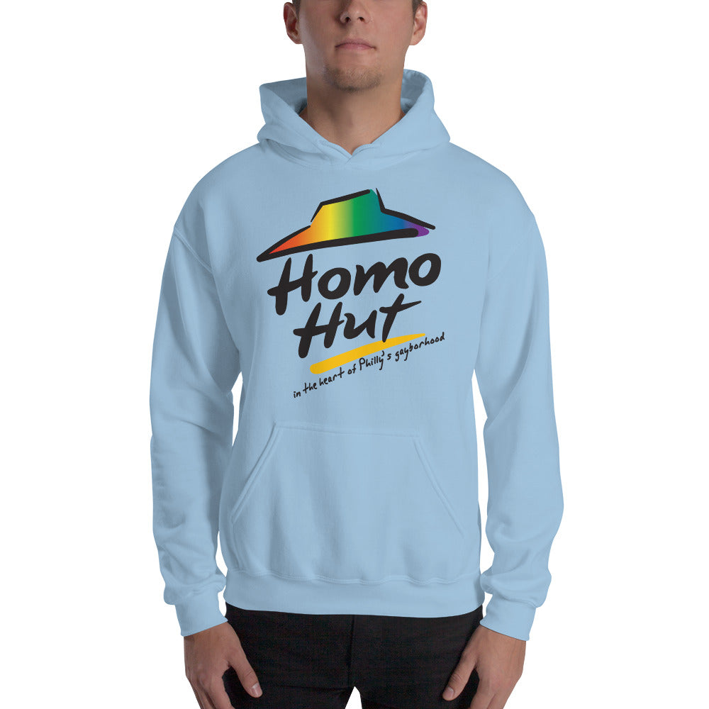 Homo Hut Unisex Hoodie