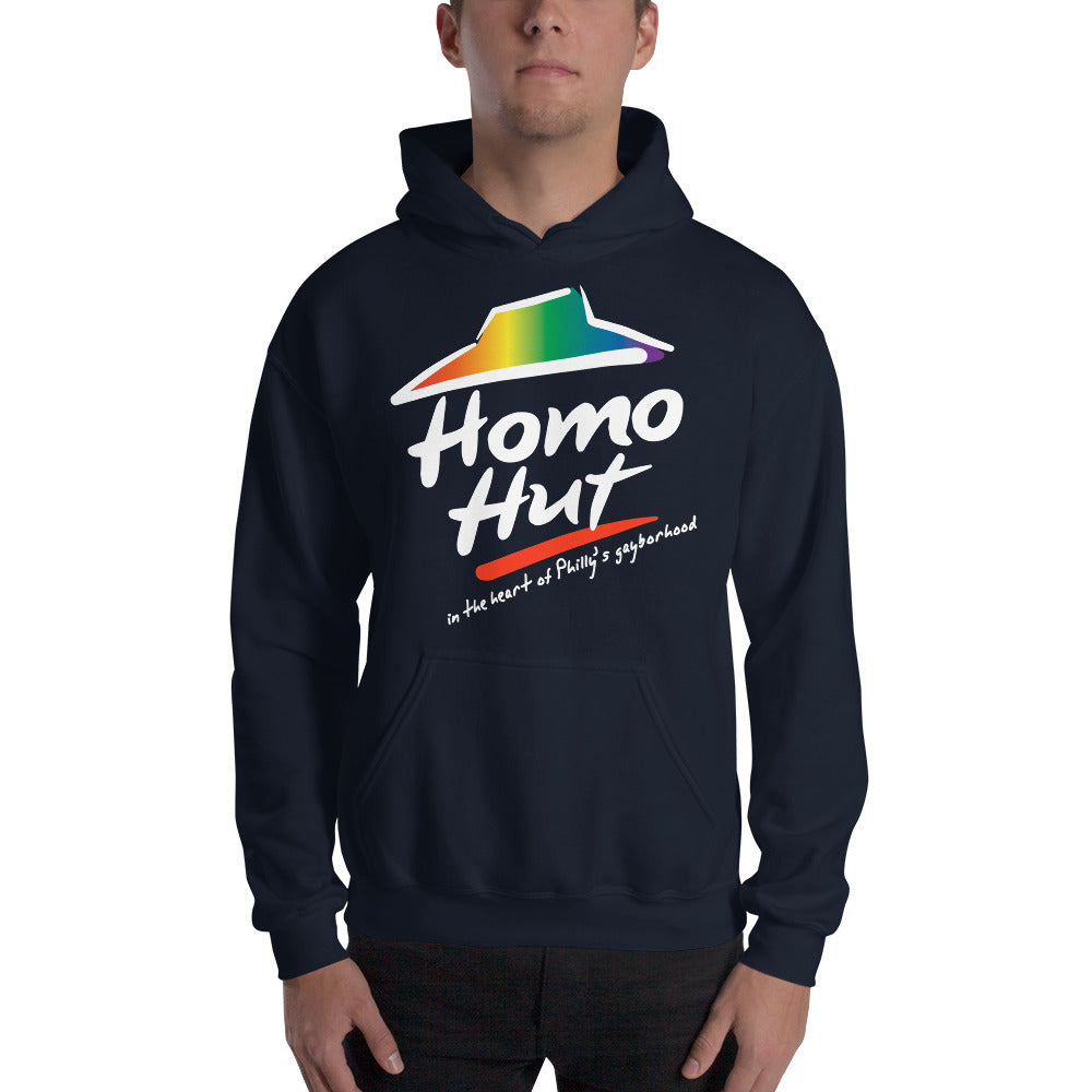 Homo Hut Unisex Hoodie