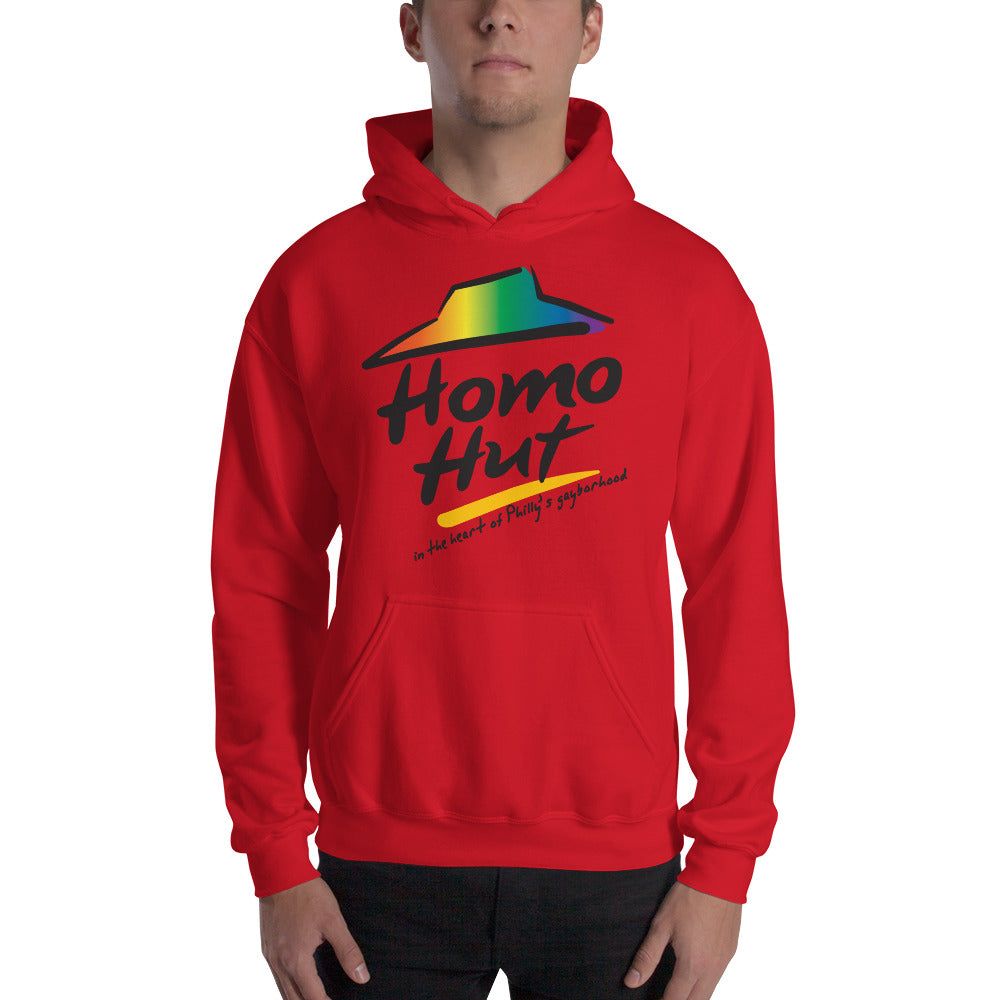 Homo Hut Unisex Hoodie