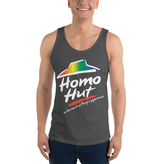 Homo Hut Unisex Tank Top