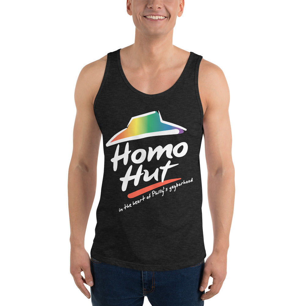 Homo Hut Unisex Tank Top