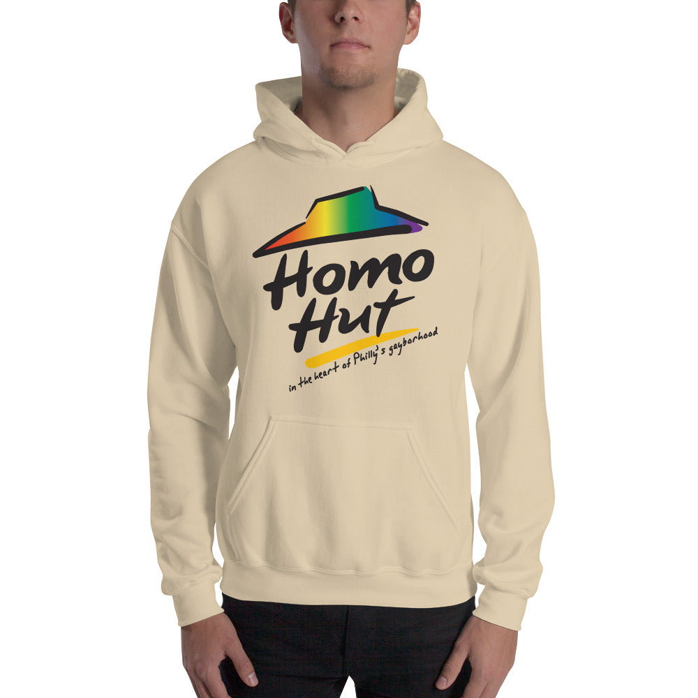 Homo Hut Unisex Hoodie
